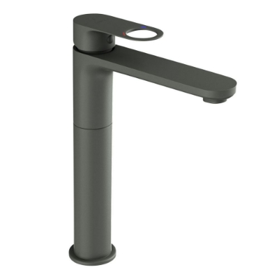 Picture of Single Lever High Neck Basin Mixer - Graphite