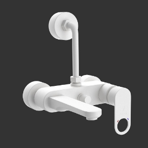 Picture of Single Lever Bath & Shower Mixer - White Matt