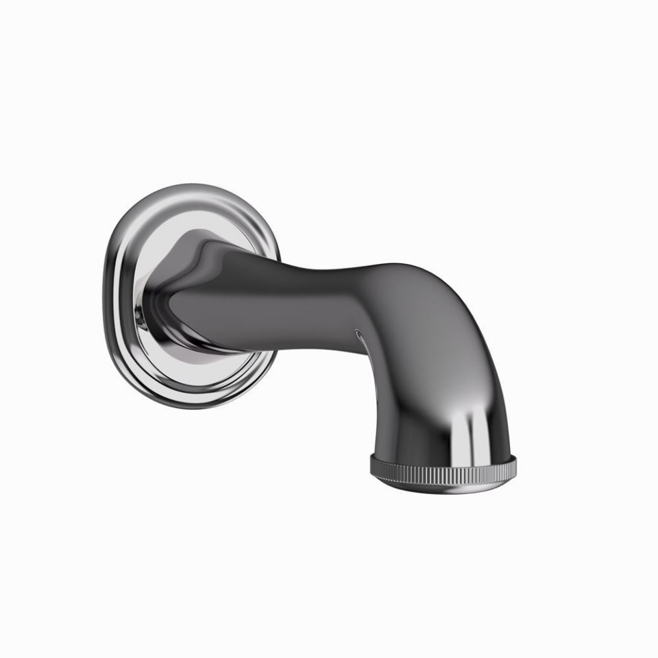 Picture of Queens Prime Bath Spout - Black Chrome