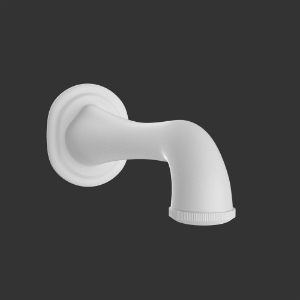 Picture of Queens Prime Bath Spout - White Matt