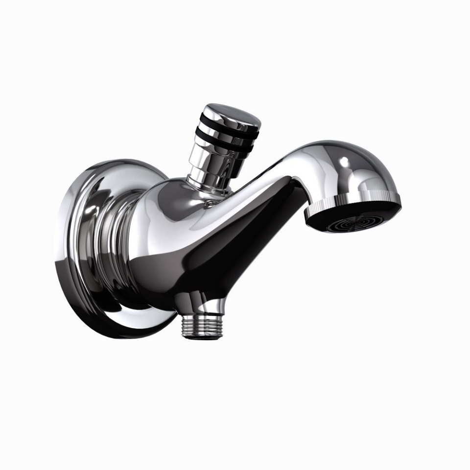 Picture of Queens Bath Spout - Black Chrome