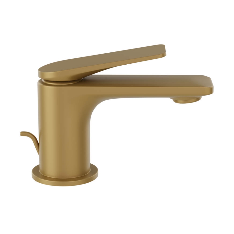 Picture of Single Lever Basin Mixer with Popup Waste - Gold Matt PVD