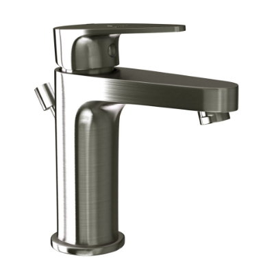 Picture of Single Lever Basin Mixer with Popup Waste - Stainless Steel