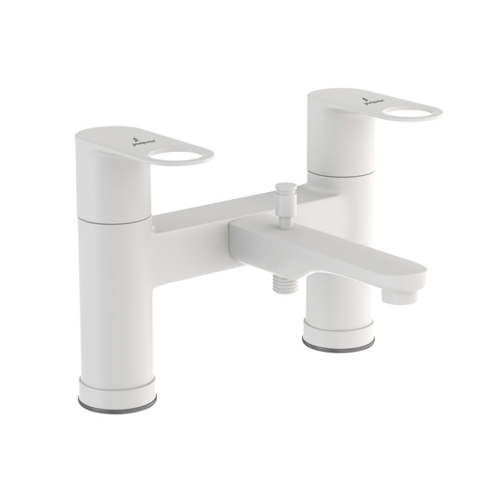 Picture of H Type Bath and Shower Mixer - White Matt