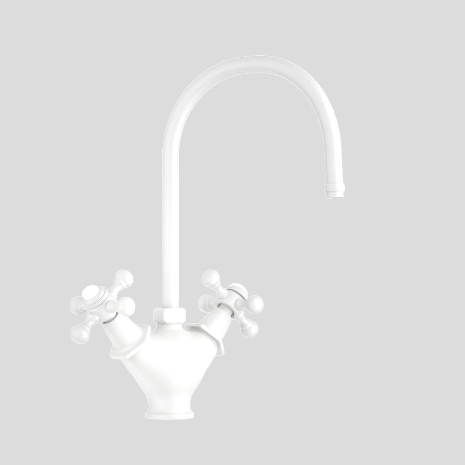 Picture of Mono Sink Mixer - White Matt