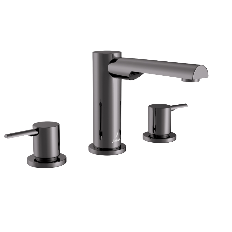 Picture of 3 hole Basin Mixer - Black Chrome