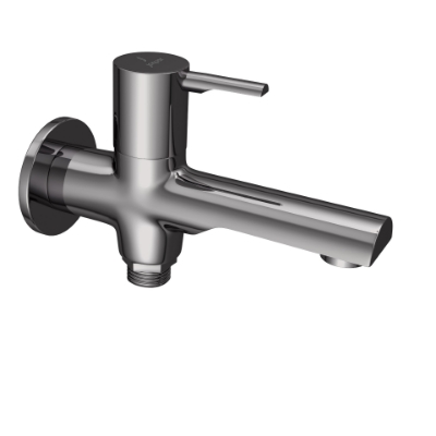 Picture of 2-Way Bib Tap  - Black Chrome