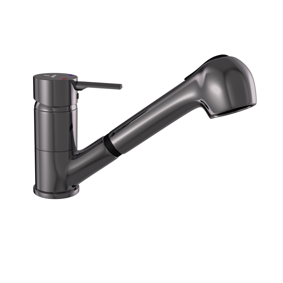 Picture of Mono Sink Mixer  - Black Chrome