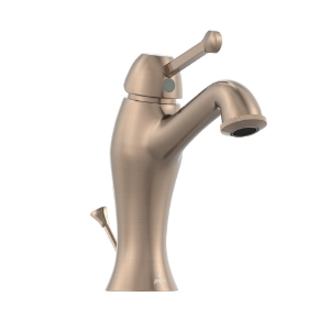 Picture of Однорычажный смеситель для раковины с донным клапаном - Золотая пыль