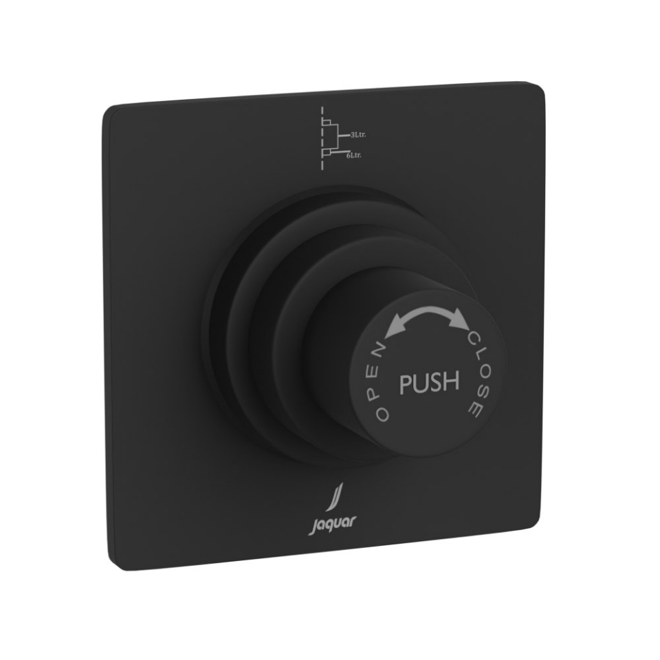 Picture of Metropole Dual Flow In-wall Flush Valve - Black Matt