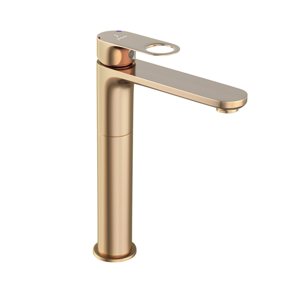 Picture of Single Lever High Neck Basin Mixer - Auric Gold