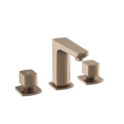 Picture of 3 hole Basin Mixer - Gold Dust