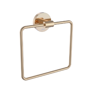 Picture of Towel Ring Square - Auric Gold