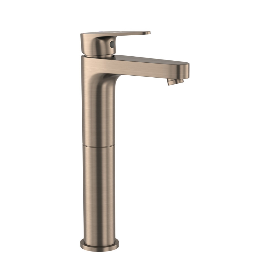 Picture of Single Lever High Neck Basin Mixer -Gold Dust