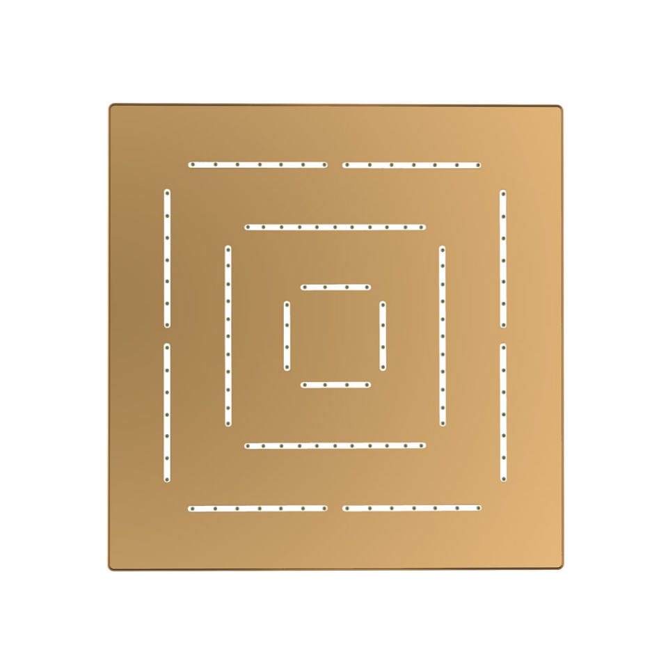 Picture of Square Shape Maze Overhead Shower - Gold Matt PVD