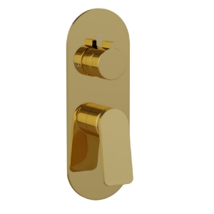 Picture of Aquamax Exposed Part Kit of Single Lever Shower Mixer - Gold Bright PVD