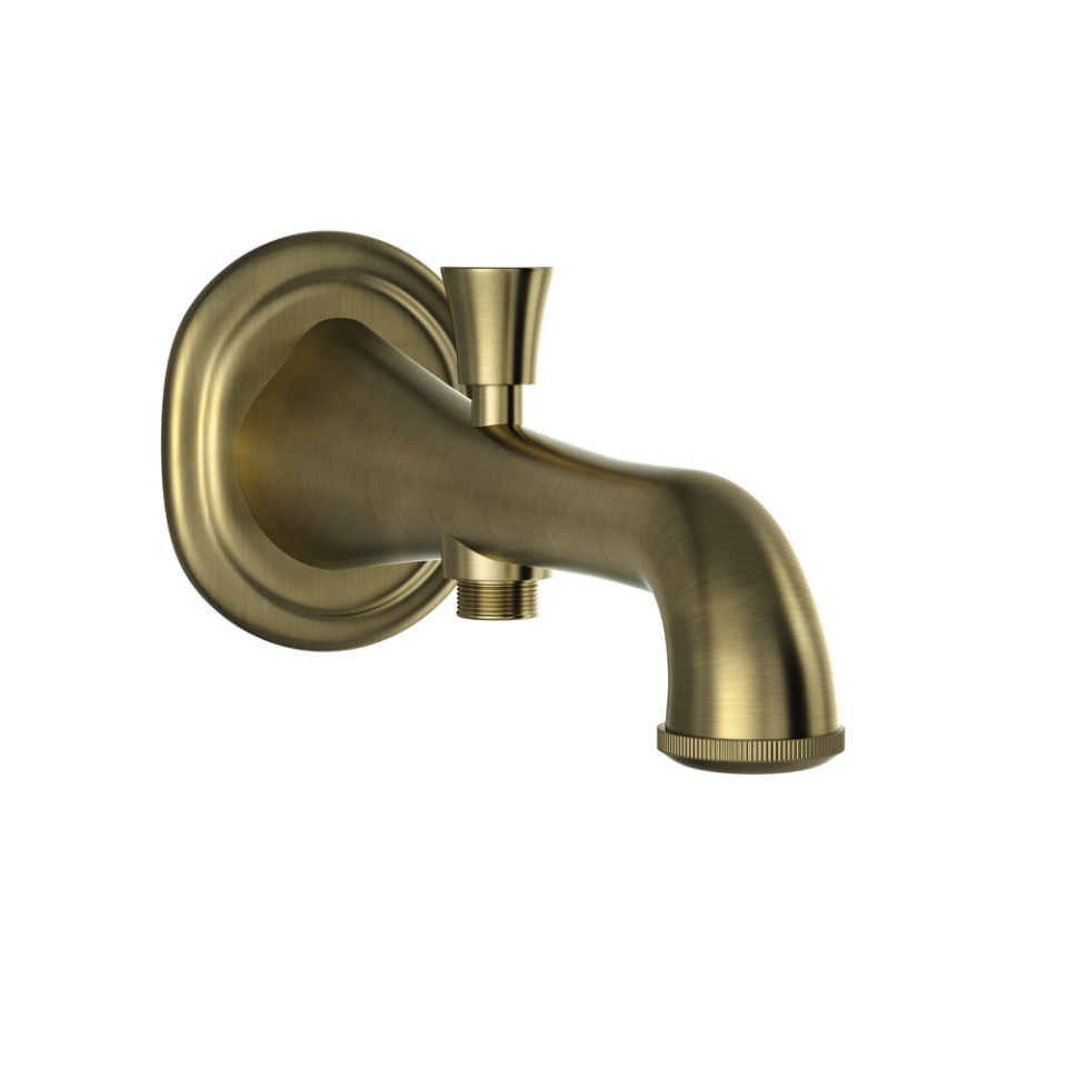 Picture of Queens Prime Bath Spout with Diverter - Antique Bronze