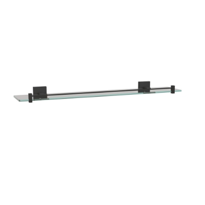 Picture of Glass Shelf 600mm Long - Black Matt