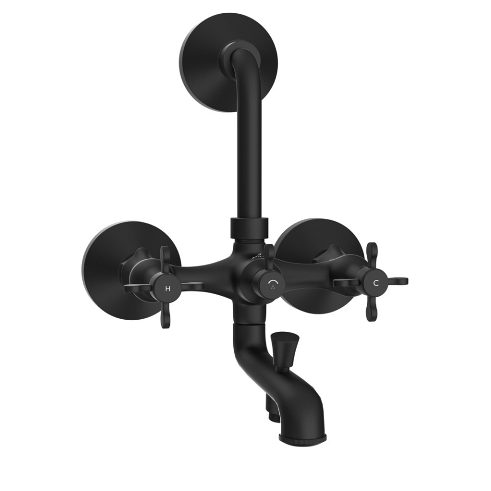 Picture of Bath & Shower Mixer 3-in-1 System - Black Matt