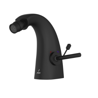 Picture of Joystick Bidet Mixer with Popup Waste - Black Matt