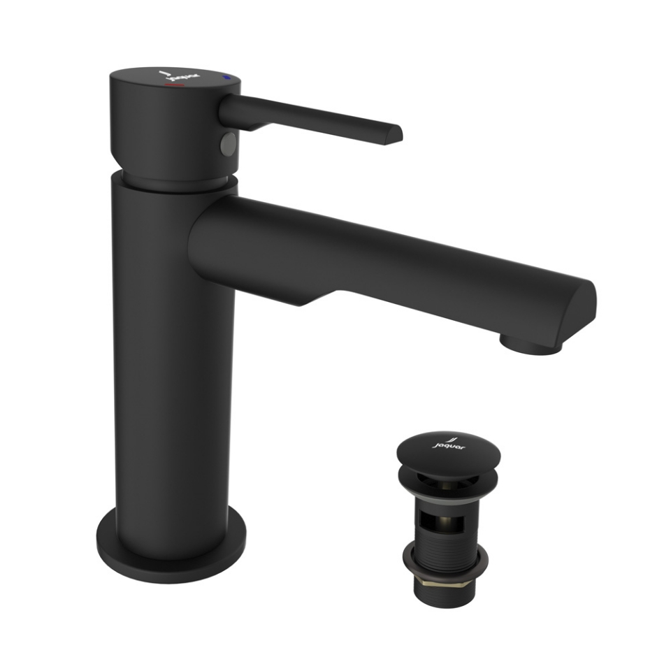 Picture of Single Lever Basin Mixer  - Black Matt