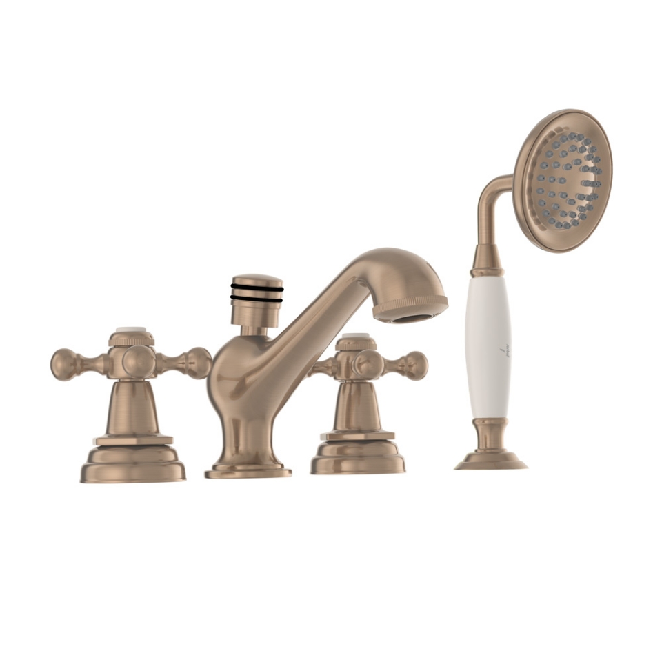 Picture of 4-hole Bath & Shower Mixer - Gold Dust