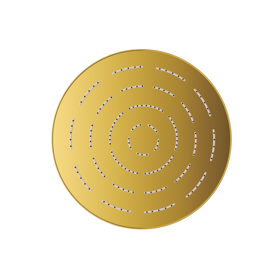 Picture of Round Shape Maze Overhead Shower - Gold Bright PVD