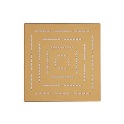 Picture of Square Shape Maze Overhead Shower - Gold Matt PVD