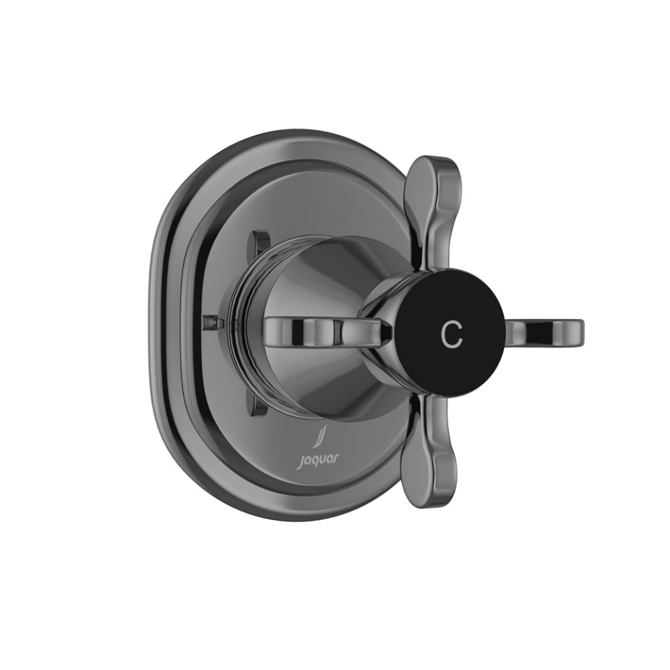 Picture of In-wall Stop Valve 20 mm - Black Chrome