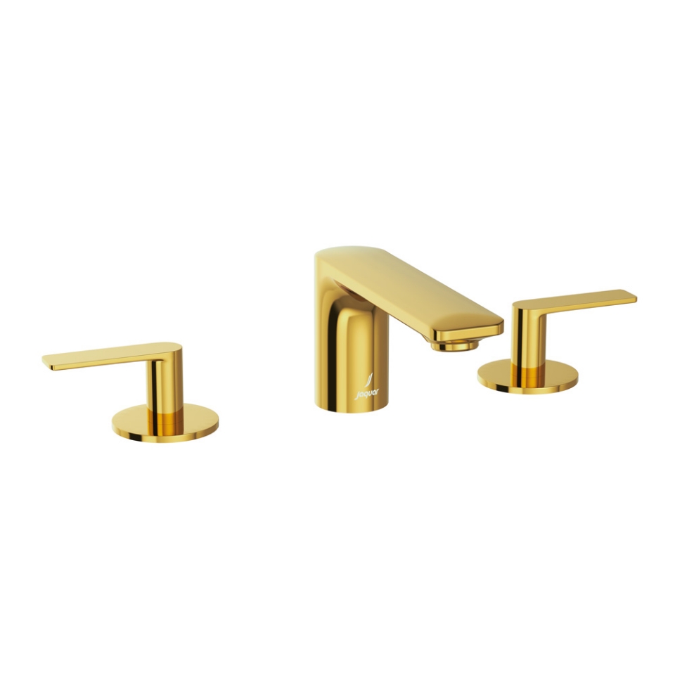 Picture of 3-Hole Basin Mixer - Gold Bright PVD