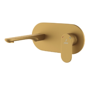Picture of Exposed Parts of Single Lever Built-in In-wall Manual Valve - Gold Matt PVD