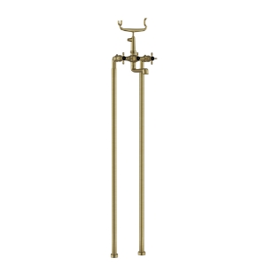 Picture of Bath & Shower Mixer with Telephone Shower Crutch - Antique Bronze