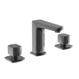 Picture of 3 hole Basin Mixer - Black Chrome