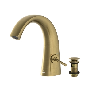 Picture of Joystick Basin Mixer with click clack waste - Antique Bronze