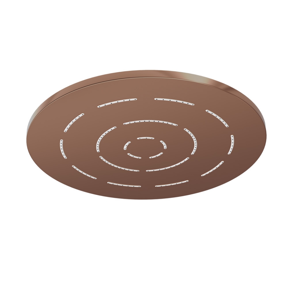 Picture of Single Function Round Shape Maze Overhead Shower - Blush Gold PVD