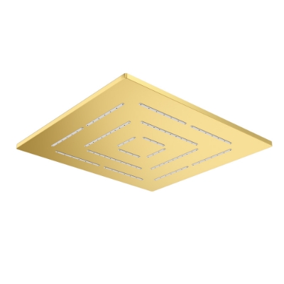 Picture of Square Shape Maze Overhead Shower - Gold Bright PVD