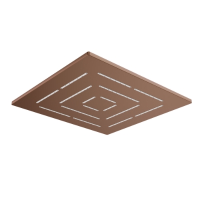 Picture of Square Shape Maze Overhead Shower - Blush Gold PVD