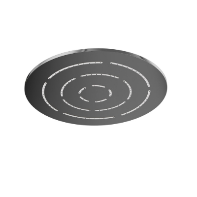 Picture of Single Function Round Shape Maze Overhead Shower - Black Chrome