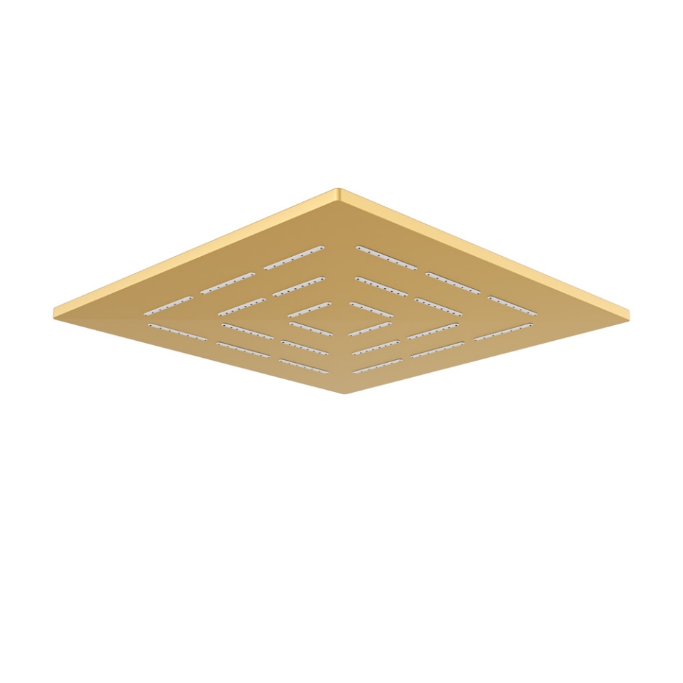 Picture of Square Shape Maze Overhead Shower - Gold Matt PVD