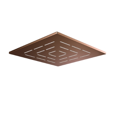 Picture of Square Shape Maze Overhead Shower - Blush Gold PVD