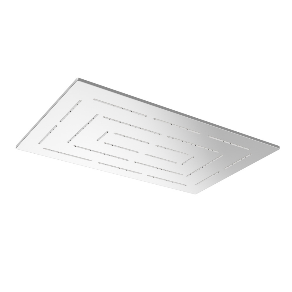 Picture of Single Function Rectangular Shape Maze Overhead Shower - Chrome