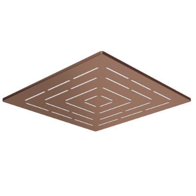Picture of Square Shape Maze Overhead Shower - Blush Gold PVD