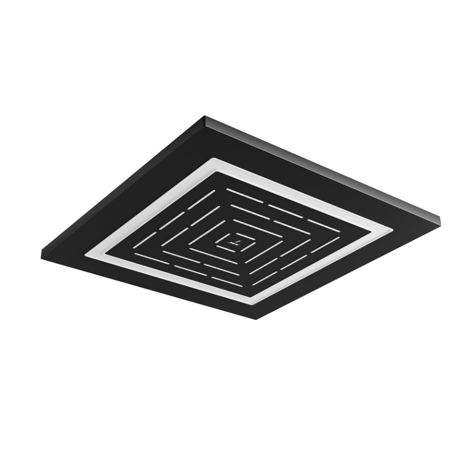 Picture of Верхний душ Maze Prime, 1 режим, квадратной формы - Черный матовый