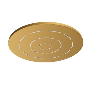 Picture of Single Function Round Shape Maze Overhead Shower - Gold Matt PVD