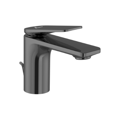 Picture of Single Lever Basin Mixer with Popup Waste - Black Chrome