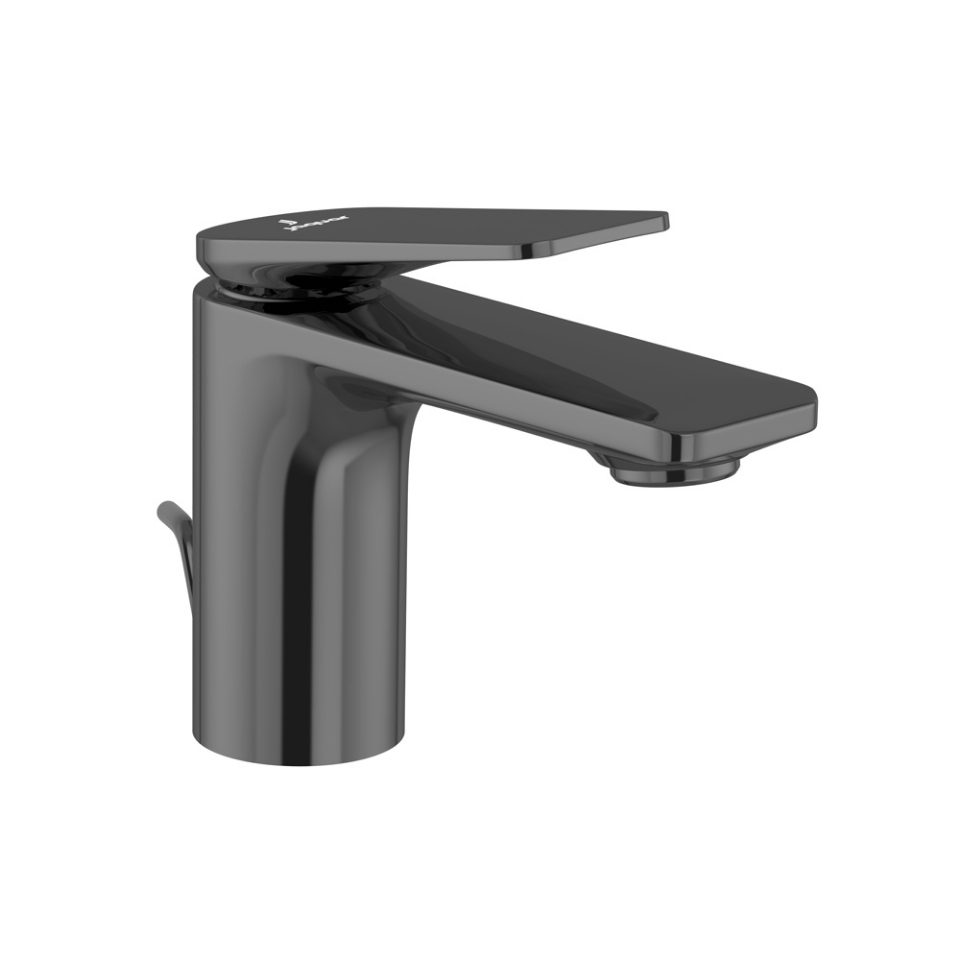 Picture of Single Lever Basin Mixer with Popup Waste - Black Chrome