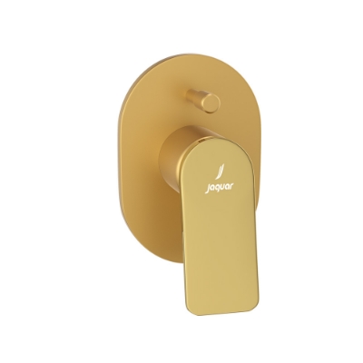 Picture of Exposed Part Kit of Single Lever Hi Flow In-wall Diverter - Lever: Gold Bright PVD | Body: Gold Matt PVD