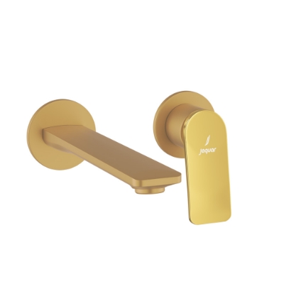 Picture of Exposed Parts of Single Lever Built-in In-wall Manual Valve - Lever: Gold Bright PVD | Body: Gold Matt PVD