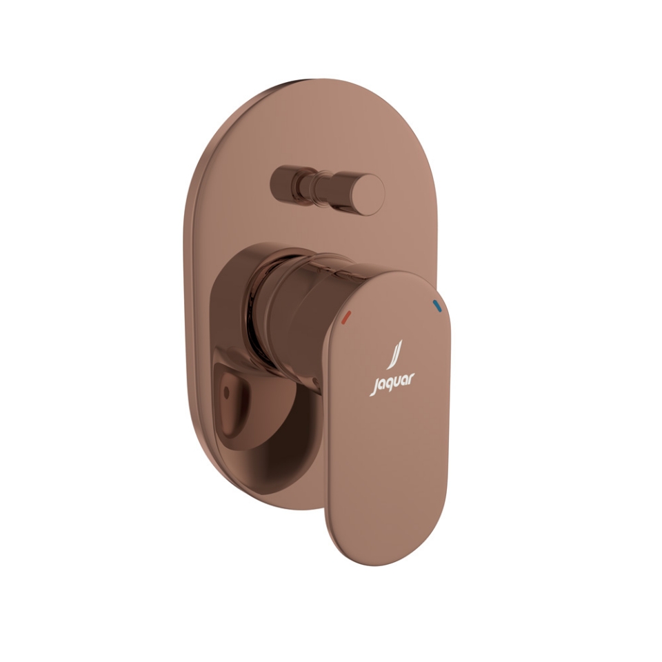 Picture of Внешняя часть однорычажного смесителя скрытого монтажа с увеличенной пропускной способностью - Золото полированное