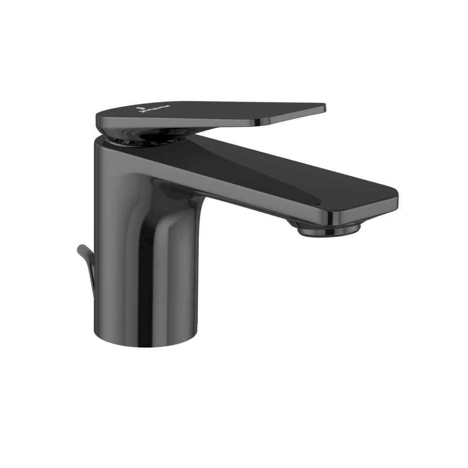 Picture of Single Lever Basin Mixer with Popup Waste - Black Chrome